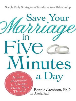 cover image of Save Your Marriage in Five Minutes a Day